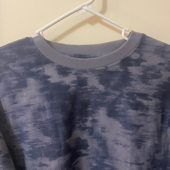 Athleta farallon cropped crewneck size medium navy - Picture 3 of 8